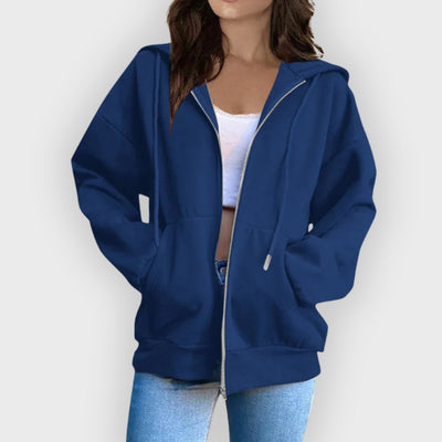Francesca | Hooded Jacket – Zip-Up Front