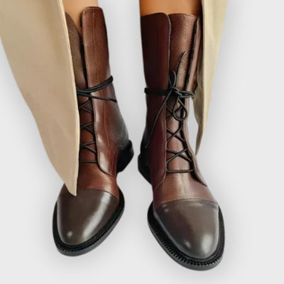 Florence | Leather Boots – Mid-Calf Length