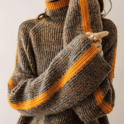 Maisie | Knitted Turtleneck Oversized Sweater