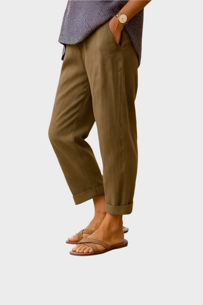 Ainsley | Luxurious Breathable Summer Linen Trousers
