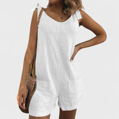 Alex Patterson | Short Jumpsuit With Shoulder Pockets