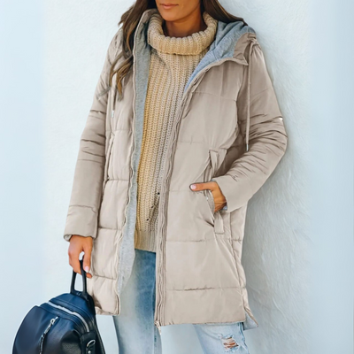 Ottoline™ | Casual Hooded Puffer Down Jacket