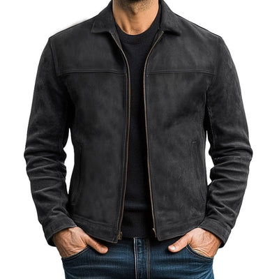 Men's Classic Fashion Zipper Leather Jacket | Last day 80% off!