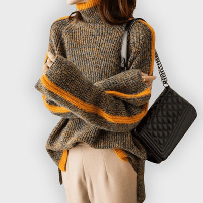 Maisie | Knitted Turtleneck Oversized Sweater