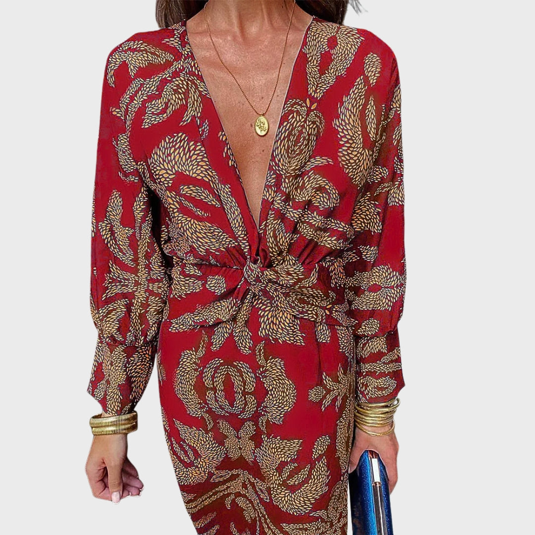 Ariel | Boho Luxe Wrap Dress