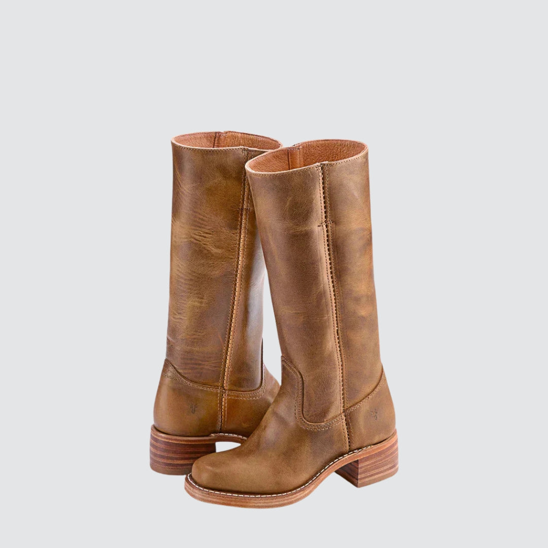 Isla | Knee-High Boots with Slim Fit and Structured Sole