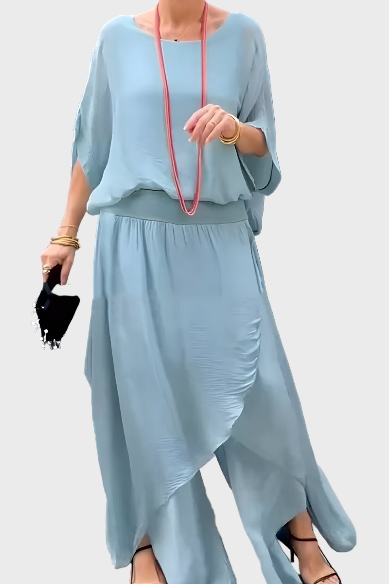 Worthington | Luxurious Extravagant Loose Slit Trousers