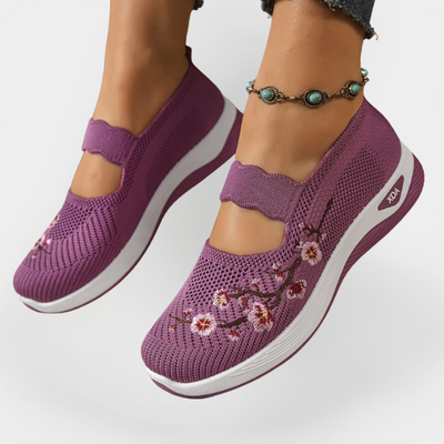 Rowan | Orthopaedic Footwear With Floral Embroidery