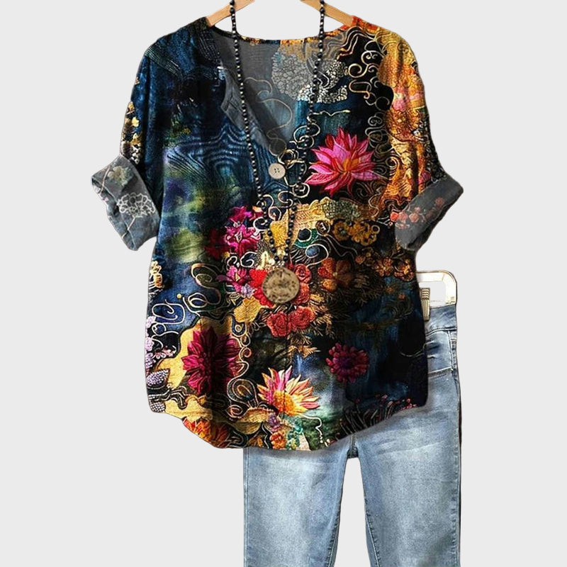 Jamie | Graceful Yearlong Botanical Print Ensemble