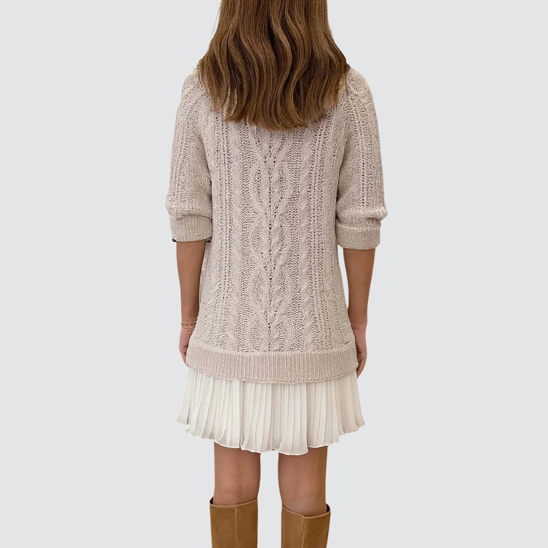 Victoria | Warm Wool Sweater Dress