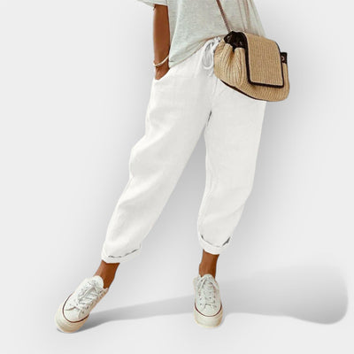 Alex Carter Middleton Smith | Light Linen Trousers