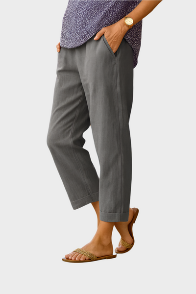 Ainsley | Luxurious Breathable Summer Linen Trousers