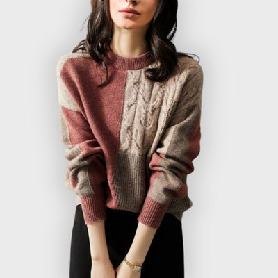 Rose | Comfortable Long-Sleeve Round Neck Sweater