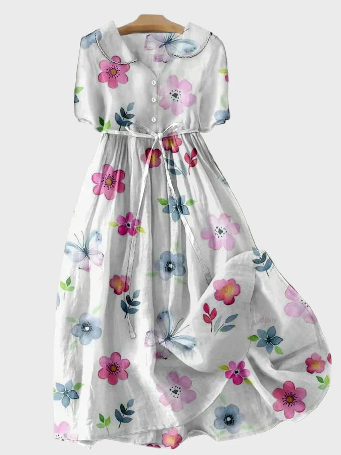 AlexandraBeato | Dress with Springtime Floral Print