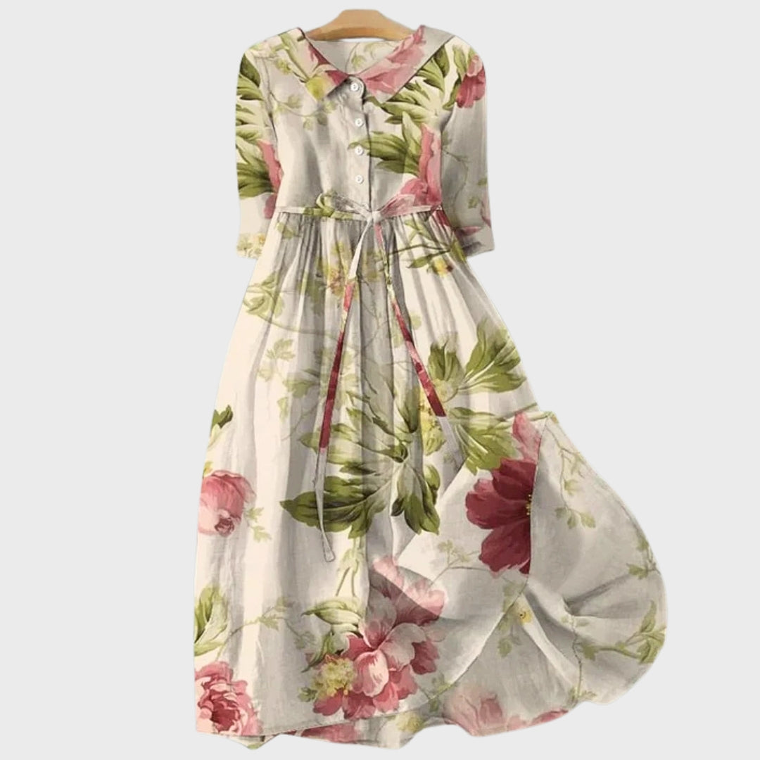 Claudia | Elegant Short Sleeve Dress