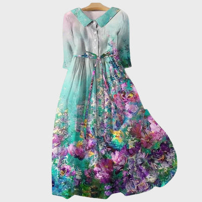 Claudia | Elegant Short Sleeve Dress