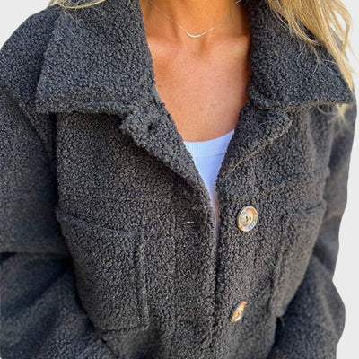 Renee | Autumn Teddy Fabric Jacket