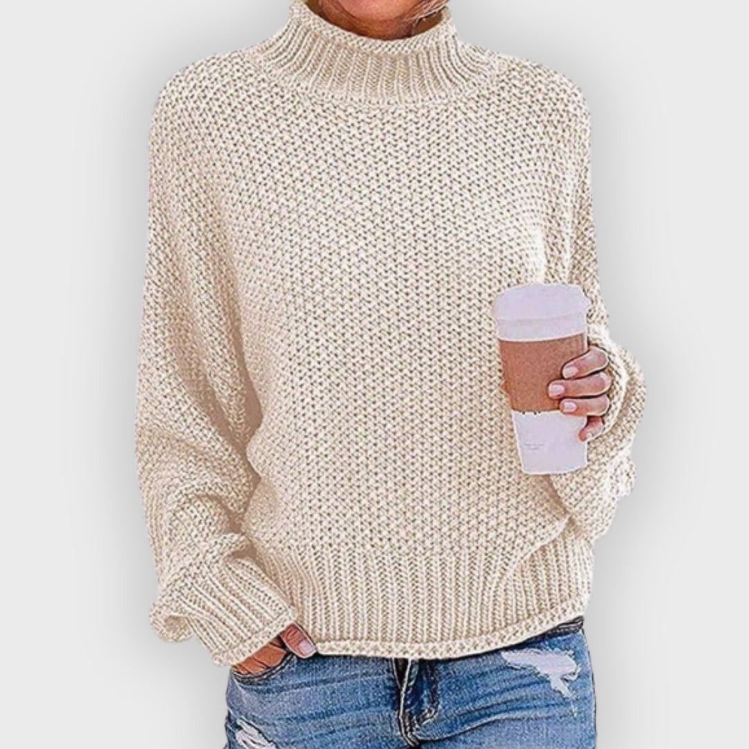 Lottie | Knit Sweater - Chunky Turtleneck