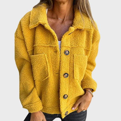 Renee | Autumn Teddy Fabric Jacket