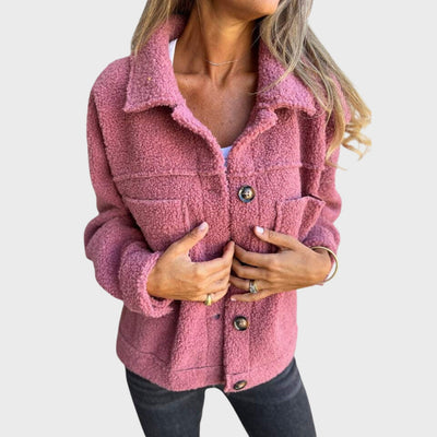 Renee | Autumn Teddy Fabric Jacket