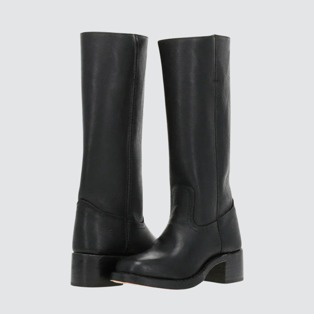 Isla | Knee-High Boots with Slim Fit and Structured Sole