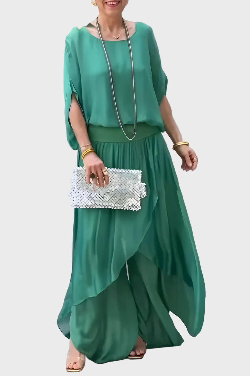 Worthington | Luxurious Extravagant Loose Slit Trousers