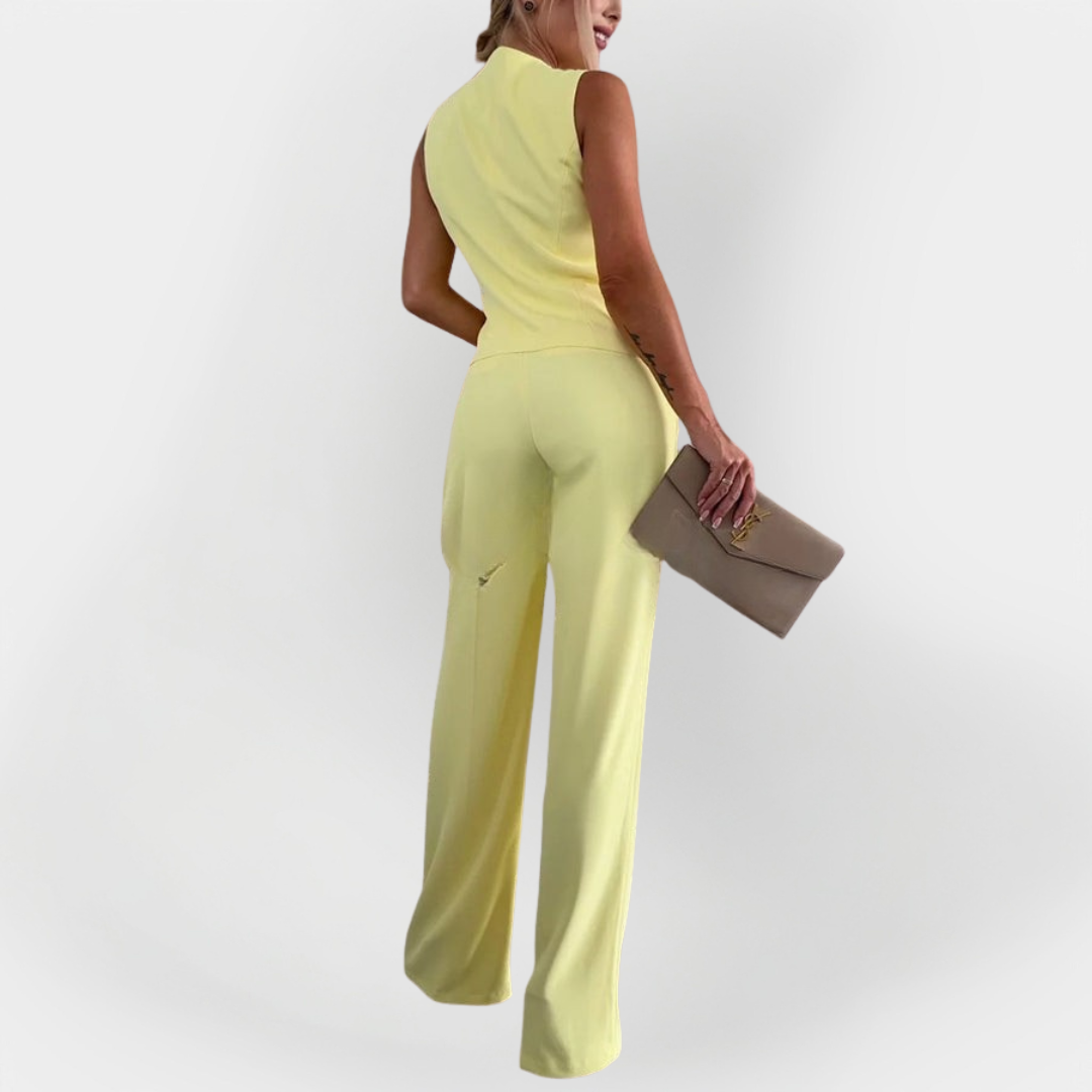 Alexandrina | Immaculate Sleeveless Top and Trousers