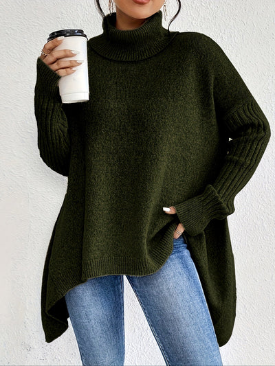 Sylvana™ | Oversized Turtleneck Sweater