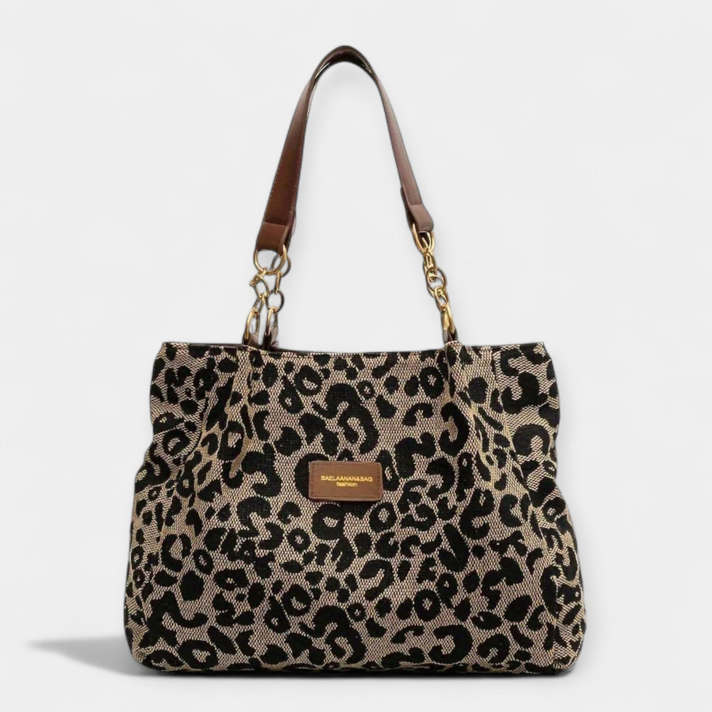 Luxe Leather Animal Print Shoulder Bag Limited Edition