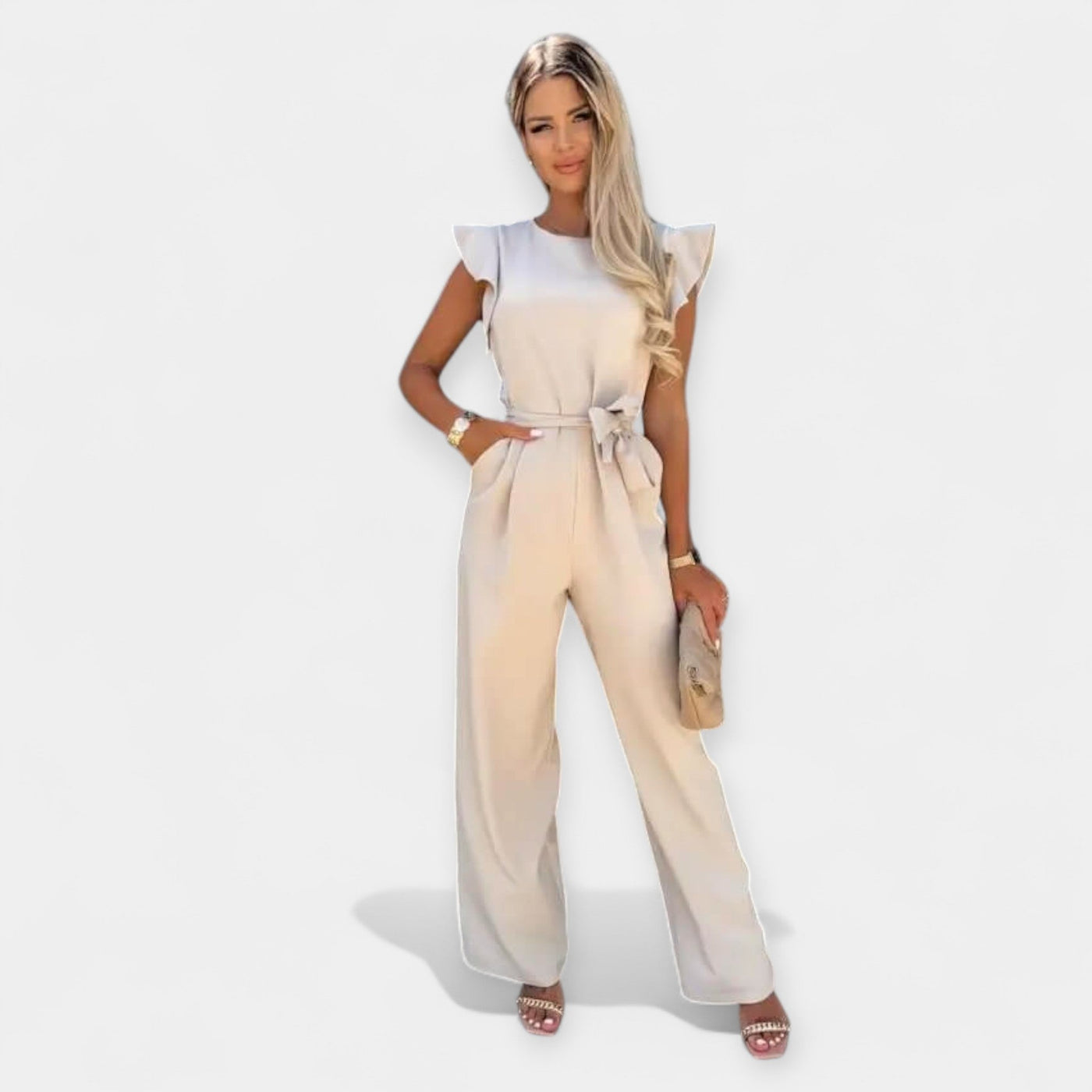 Amelia | Butterfly Sleeve Jumpsuit Fashionable Edition
