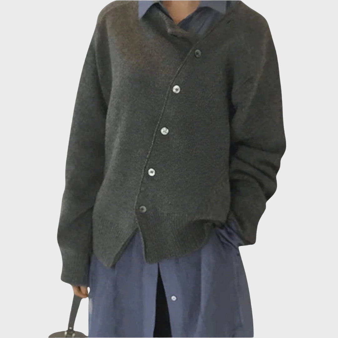Beulah | Comfortable Cardigan with Playful Button Detail