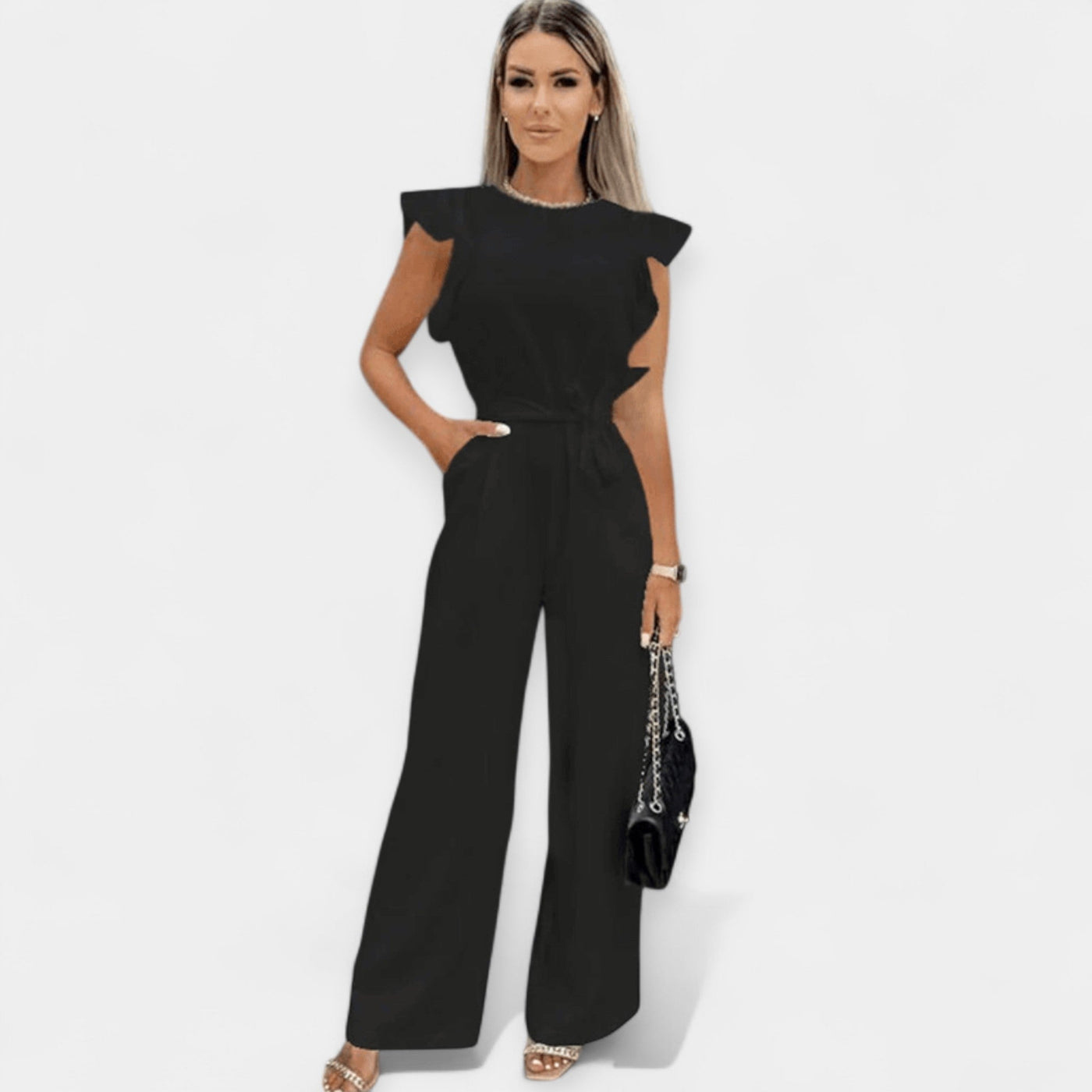 Amelia | Butterfly Sleeve Jumpsuit Fashionable Edition