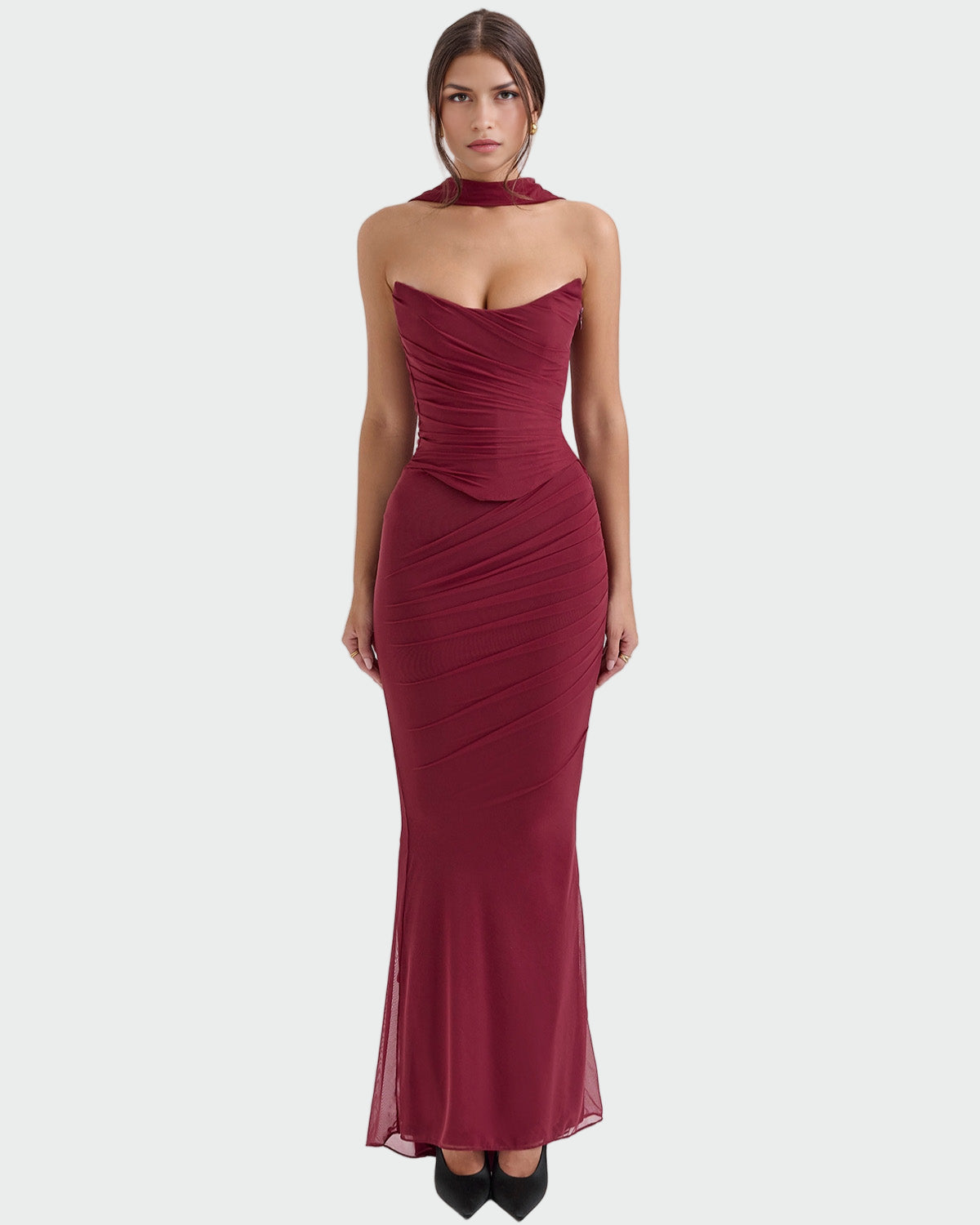 Christabella | Gorgeous Draped Corset Evening Dress