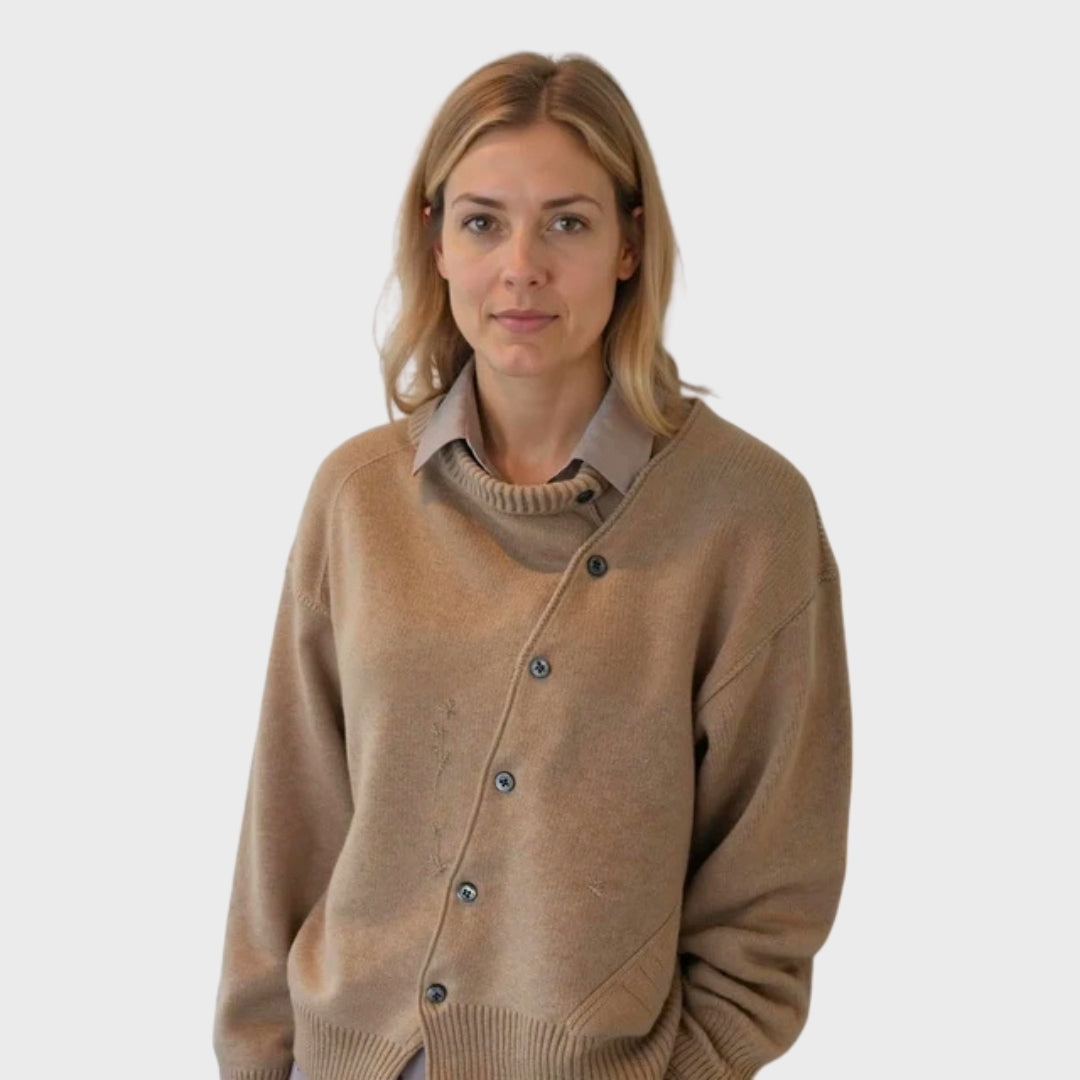 Beulah | Comfortable Cardigan with Playful Button Detail