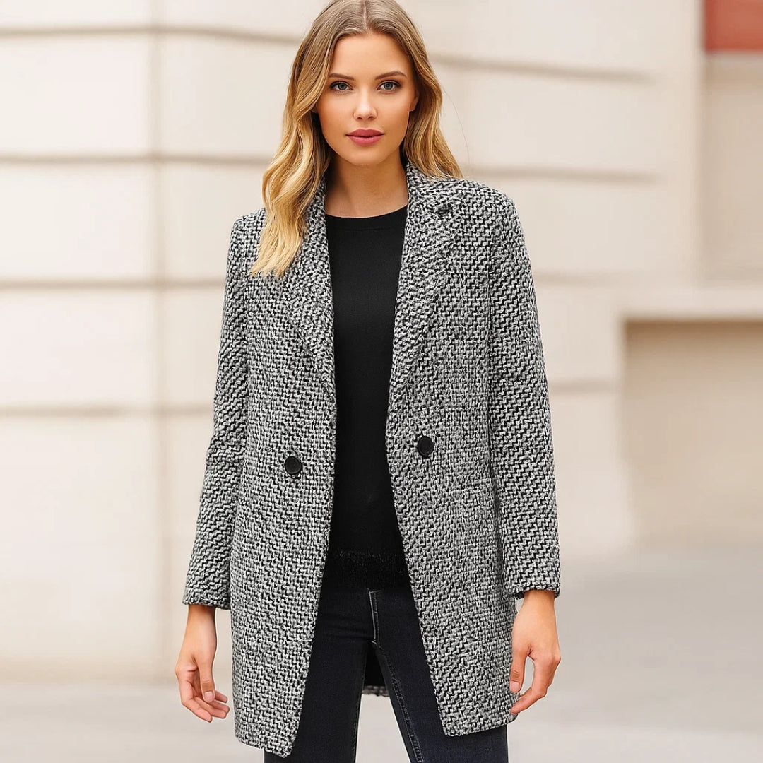 Posie™ | Long Woollen Jacket