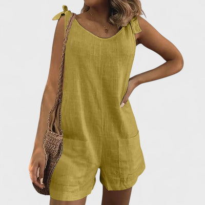 Alex Patterson | Short Jumpsuit With Shoulder Pockets