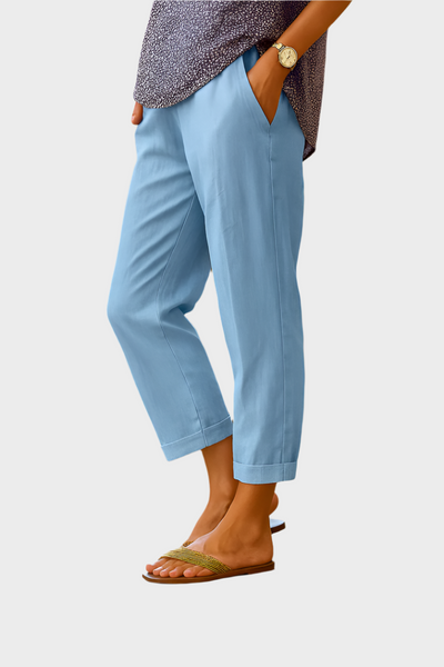 Ainsley | Luxurious Breathable Summer Linen Trousers