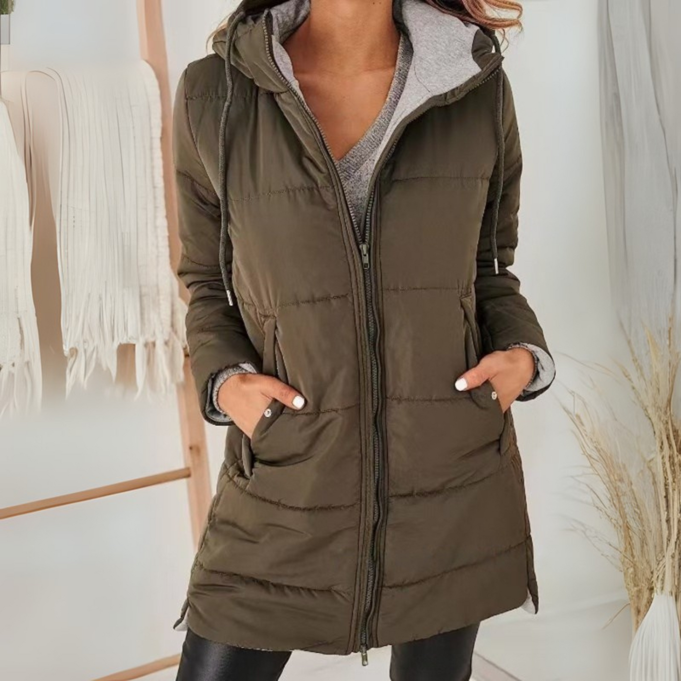 Ottoline™ | Casual Hooded Puffer Down Jacket