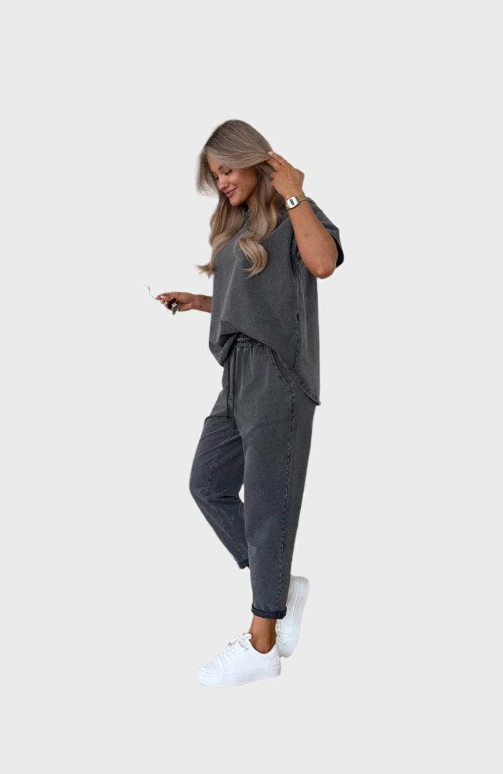 Alex | Oversized Casual Cotton-Blend Loungewear Set