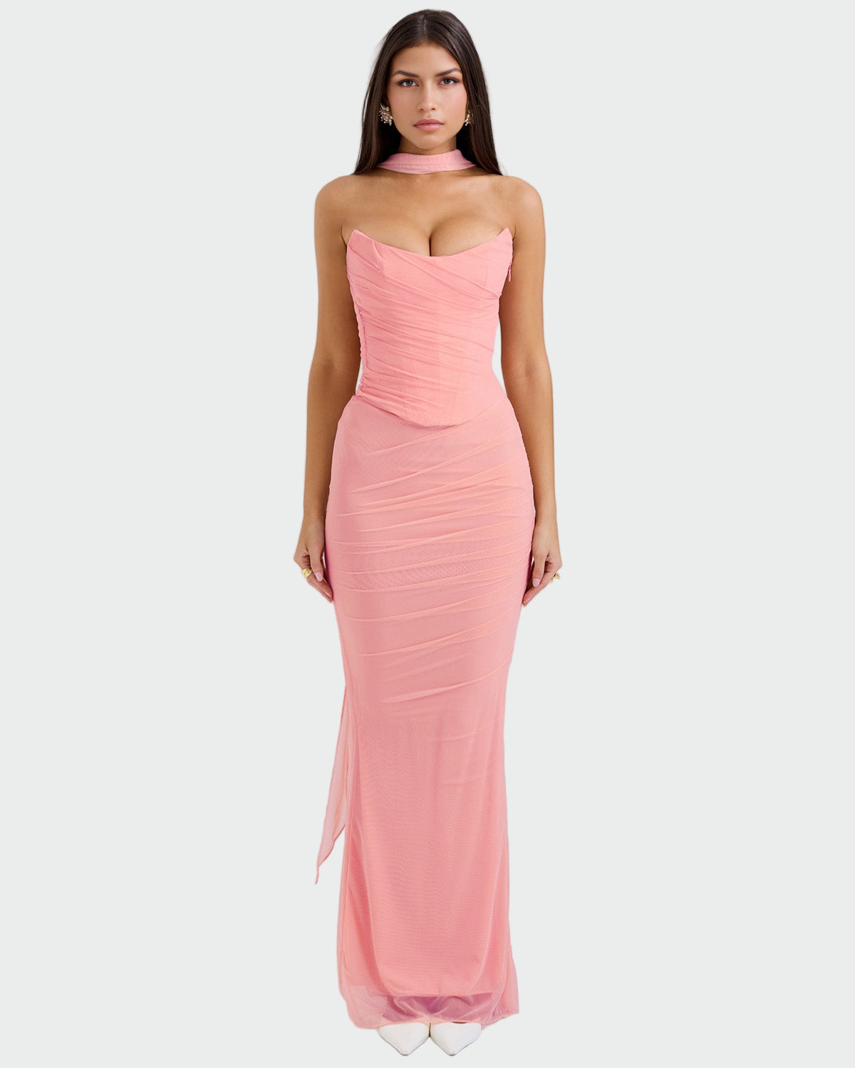 Christabella | Gorgeous Draped Corset Evening Dress