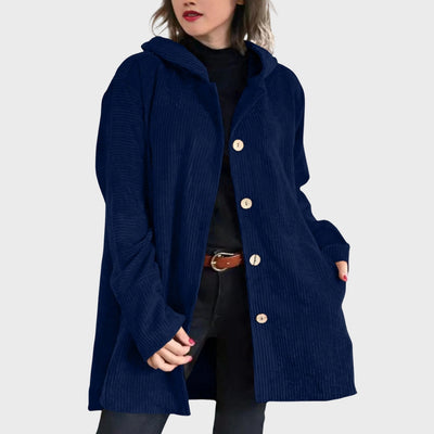 Juliet | Cozy Corduroy Hooded Jacket