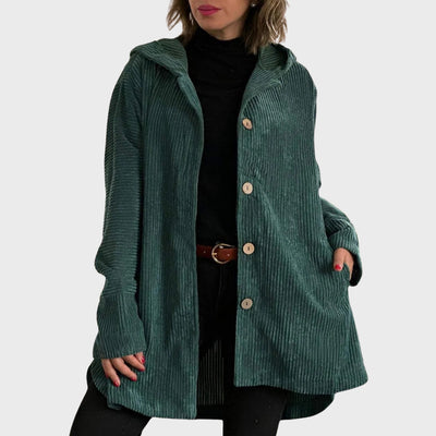 Juliet | Cozy Corduroy Hooded Jacket