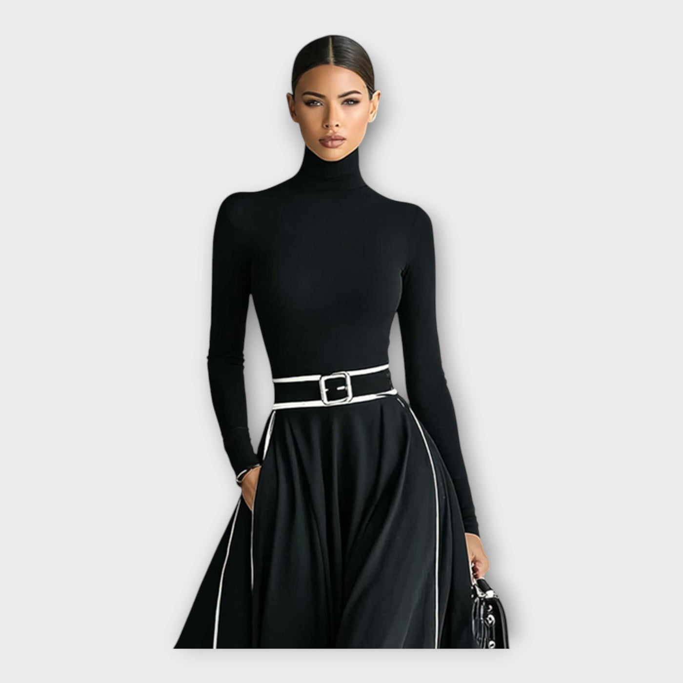 Catherine | Long Dress Quintessential Minimalist Finesse