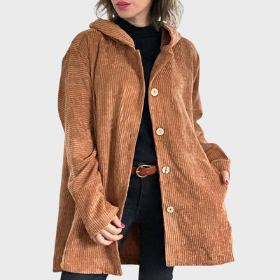 Juliet | Cozy Corduroy Hooded Jacket
