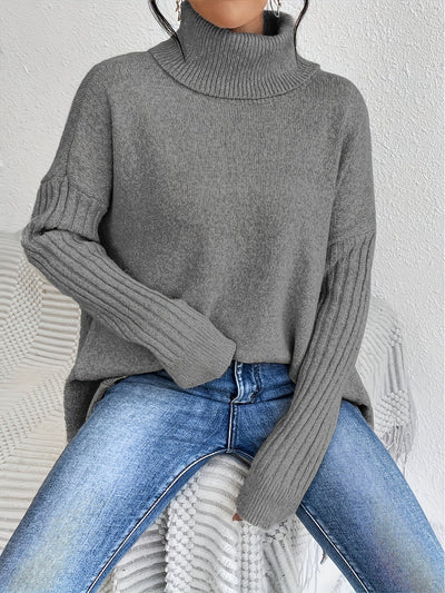 Sylvana™ | Oversized Turtleneck Sweater