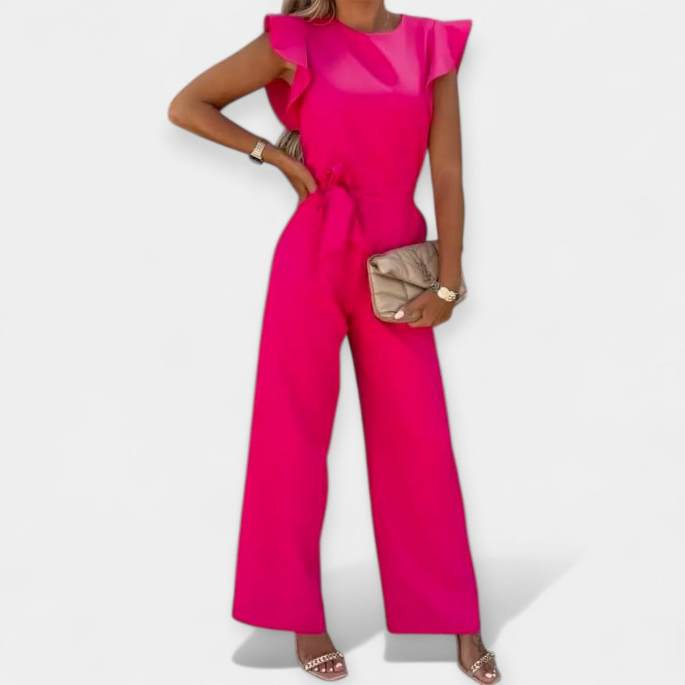 Amelia | Butterfly Sleeve Jumpsuit Fashionable Edition