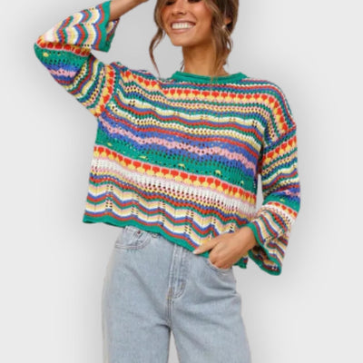 Emma | Trendy Loose Stitch Sweater