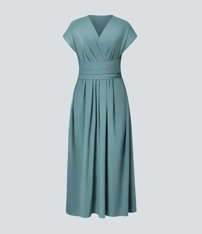 Olivia – Elegant Wrap Dress with High Waist