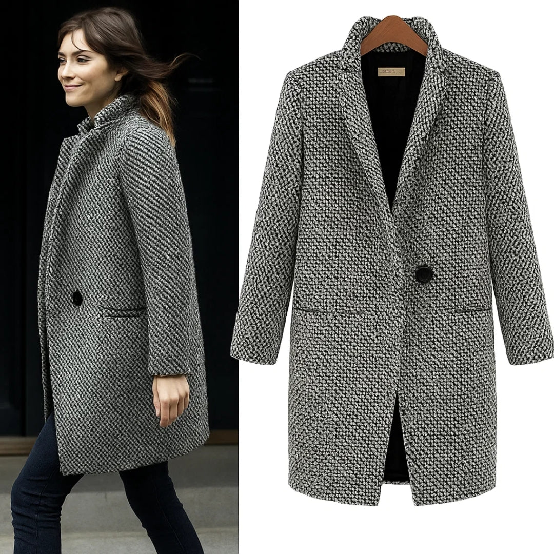 Posie™ | Long Woollen Jacket