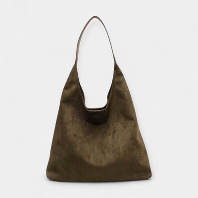 Hobo Bag In Suede Luxe Collection Exclusive Elegance